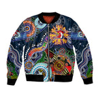 Personalised Roosters NAIDOC Week 2024 Bomber Jacket Australia Aboriginal Dot Painting