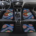 Personalised Roosters NAIDOC Week 2024 Car Mats Australia Aboriginal Dot Painting