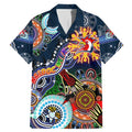 Personalised Roosters NAIDOC Week 2024 Family Matching Mermaid Dress and Hawaiian Shirt Australia Aboriginal Dot Painting