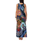 Personalised Roosters NAIDOC Week 2024 Family Matching Tank Maxi Dress and Hawaiian Shirt Australia Aboriginal Dot Painting