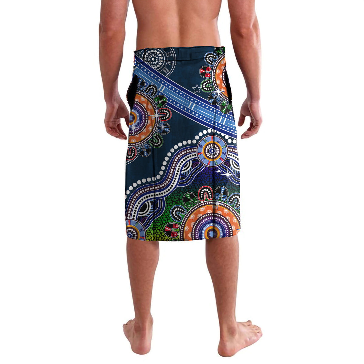 Personalised Roosters NAIDOC Week 2024 Lavalava Australia Aboriginal Dot Painting