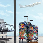 Personalised Roosters NAIDOC Week 2024 Luggage Cover Australia Aboriginal Dot Painting