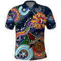 Personalised Roosters NAIDOC Week 2024 Polo Shirt Australia Aboriginal Dot Painting
