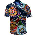 Personalised Roosters NAIDOC Week 2024 Polo Shirt Australia Aboriginal Dot Painting