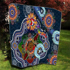 Personalised Roosters NAIDOC Week 2024 Quilt Australia Aboriginal Dot Painting