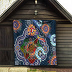 Personalised Roosters NAIDOC Week 2024 Quilt Australia Aboriginal Dot Painting