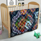 Personalised Roosters NAIDOC Week 2024 Quilt Australia Aboriginal Dot Painting