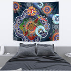 Personalised Roosters NAIDOC Week 2024 Tapestry Australia Aboriginal Dot Painting