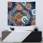 Personalised Roosters NAIDOC Week 2024 Tapestry Australia Aboriginal Dot Painting