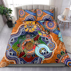 Personalised Tigers NAIDOC Week 2024 Bedding Set Australia Aboriginal Dot Painting