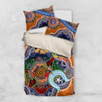 Personalised Tigers NAIDOC Week 2024 Bedding Set Australia Aboriginal Dot Painting