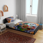 Personalised Tigers NAIDOC Week 2024 Bedding Set Australia Aboriginal Dot Painting