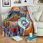 Personalised Tigers NAIDOC Week 2024 Blanket Australia Aboriginal Dot Painting
