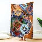Personalised Tigers NAIDOC Week 2024 Blanket Australia Aboriginal Dot Painting
