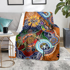 Personalised Tigers NAIDOC Week 2024 Blanket Australia Aboriginal Dot Painting