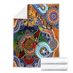 Personalised Tigers NAIDOC Week 2024 Blanket Australia Aboriginal Dot Painting