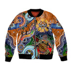 Personalised Tigers NAIDOC Week 2024 Bomber Jacket Australia Aboriginal Dot Painting