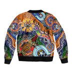 Personalised Tigers NAIDOC Week 2024 Bomber Jacket Australia Aboriginal Dot Painting