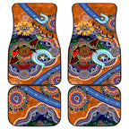 Personalised Tigers NAIDOC Week 2024 Car Mats Australia Aboriginal Dot Painting