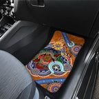 Personalised Tigers NAIDOC Week 2024 Car Mats Australia Aboriginal Dot Painting