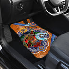 Personalised Tigers NAIDOC Week 2024 Car Mats Australia Aboriginal Dot Painting