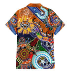 Personalised Tigers NAIDOC Week 2024 Family Matching Mermaid Dress and Hawaiian Shirt Australia Aboriginal Dot Painting