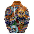 Personalised Tigers NAIDOC Week 2024 Hoodie Australia Aboriginal Dot Painting