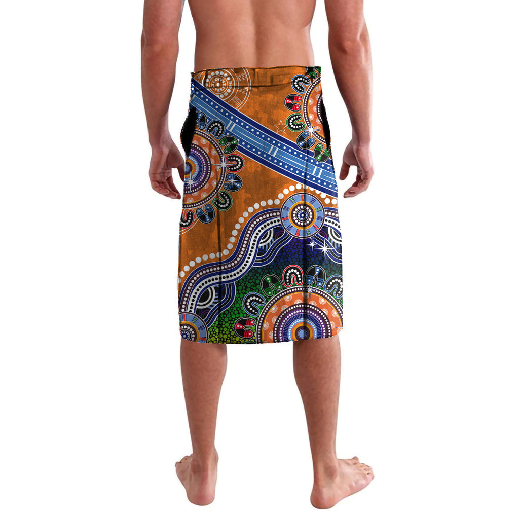 Personalised Tigers NAIDOC Week 2024 Lavalava Australia Aboriginal Dot Painting