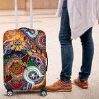 Personalised Tigers NAIDOC Week 2024 Luggage Cover Australia Aboriginal Dot Painting