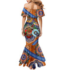 Personalised Tigers NAIDOC Week 2024 Mermaid Dress Australia Aboriginal Dot Painting