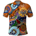 Personalised Tigers NAIDOC Week 2024 Polo Shirt Australia Aboriginal Dot Painting