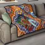 Personalised Tigers NAIDOC Week 2024 Quilt Australia Aboriginal Dot Painting