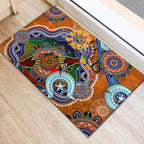 Personalised Tigers NAIDOC Week 2024 Rubber Doormat Australia Aboriginal Dot Painting