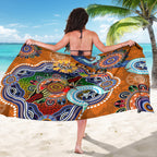 Personalised Tigers NAIDOC Week 2024 Sarong Australia Aboriginal Dot Painting