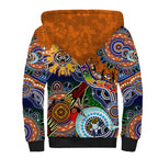 Personalised Tigers NAIDOC Week 2024 Sherpa Hoodie Australia Aboriginal Dot Painting