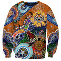 Personalised Tigers NAIDOC Week 2024 Sweatshirt Australia Aboriginal Dot Painting