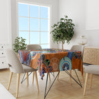 Personalised Tigers NAIDOC Week 2024 Tablecloth Australia Aboriginal Dot Painting