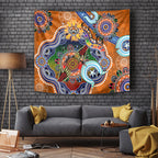 Personalised Tigers NAIDOC Week 2024 Tapestry Australia Aboriginal Dot Painting