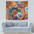 Personalised Tigers NAIDOC Week 2024 Tapestry Australia Aboriginal Dot Painting