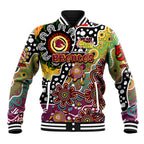 Personalised Broncos NRL Celebrating 50 Years of Naidoc Baseball Jacket NAIDOC Week 2025 Aboriginal