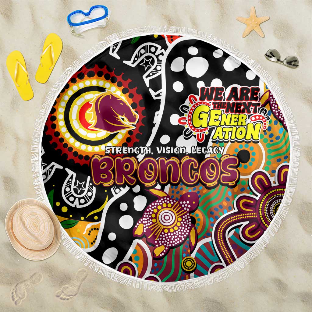 Broncos NRL Celebrating 50 Years of Naidoc Beach Blanket NAIDOC Week 2025 Aboriginal