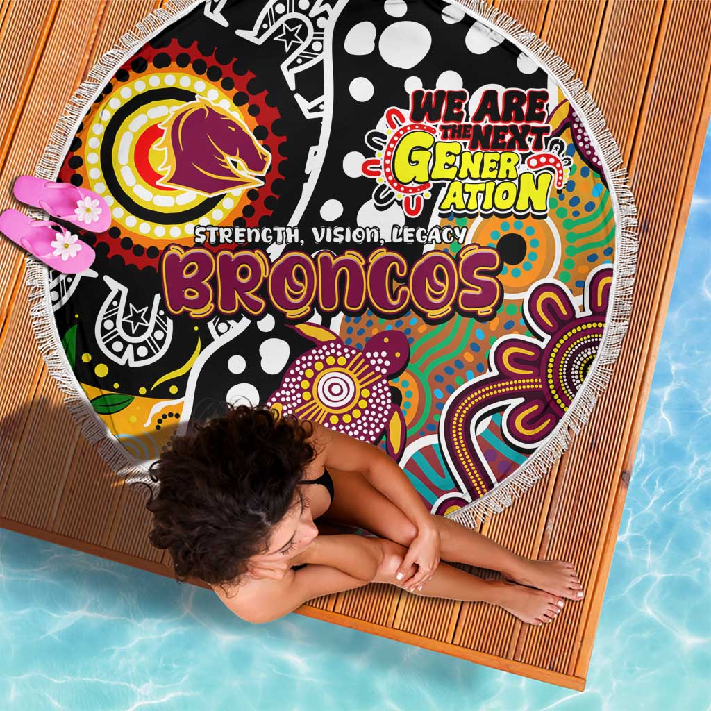 Broncos NRL Celebrating 50 Years of Naidoc Beach Blanket NAIDOC Week 2025 Aboriginal