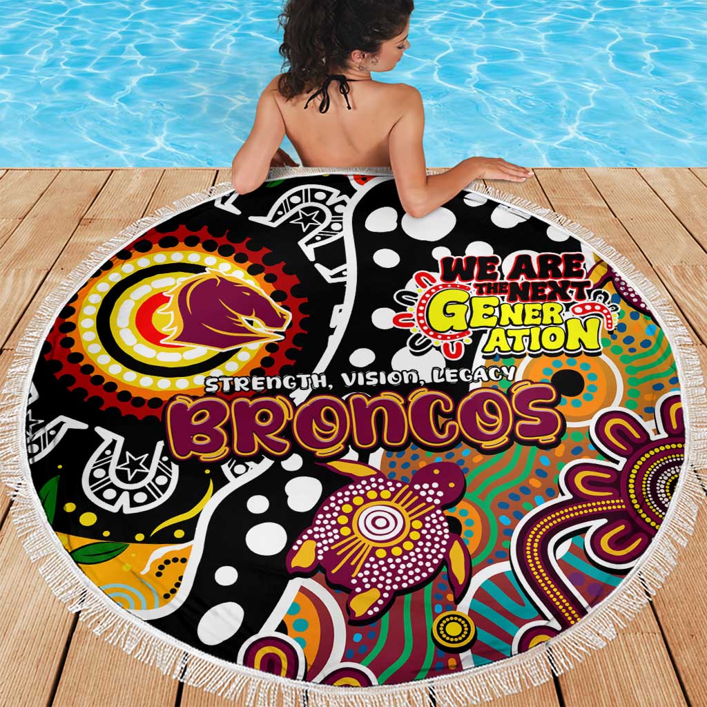Broncos NRL Celebrating 50 Years of Naidoc Beach Blanket NAIDOC Week 2025 Aboriginal