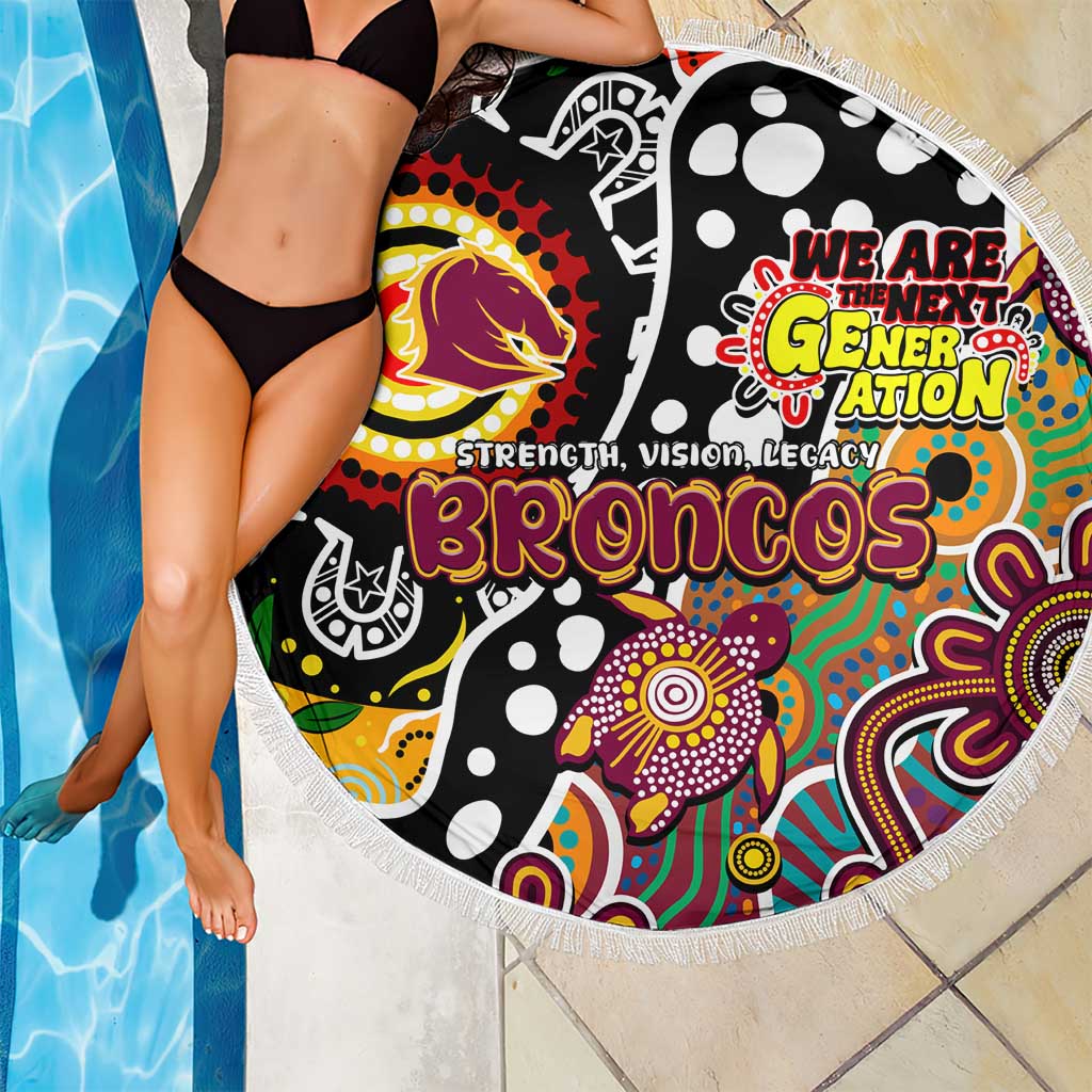 Broncos NRL Celebrating 50 Years of Naidoc Beach Blanket NAIDOC Week 2025 Aboriginal