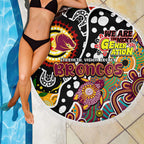 Broncos NRL Celebrating 50 Years of Naidoc Beach Blanket NAIDOC Week 2025 Aboriginal