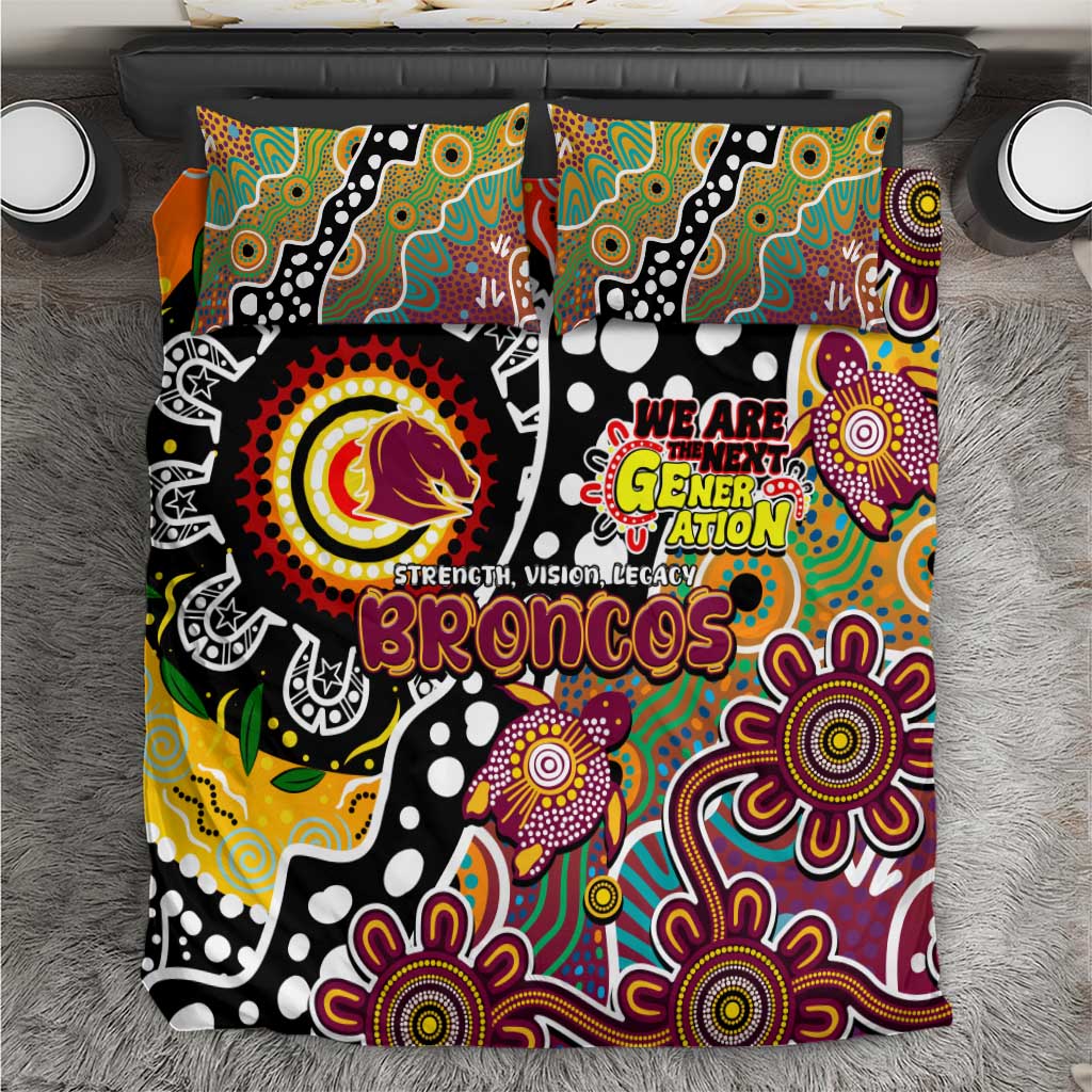 Broncos NRL Celebrating 50 Years of Naidoc Bedding Set NAIDOC Week 2025 Aboriginal