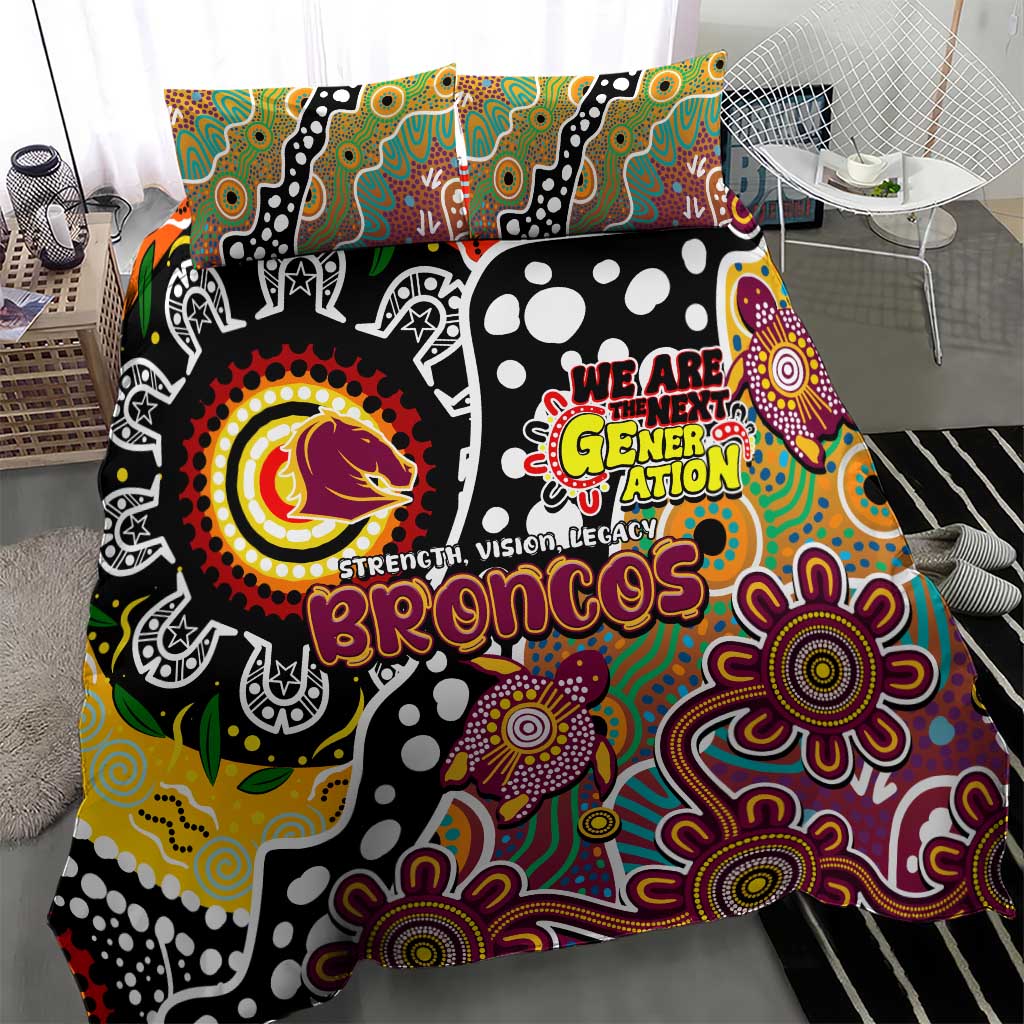 Broncos NRL Celebrating 50 Years of Naidoc Bedding Set NAIDOC Week 2025 Aboriginal