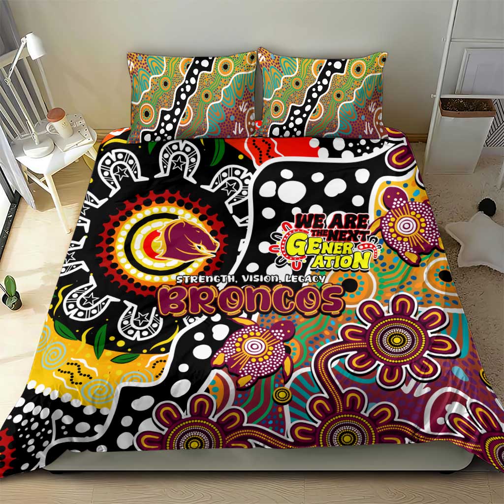 Broncos NRL Celebrating 50 Years of Naidoc Bedding Set NAIDOC Week 2025 Aboriginal