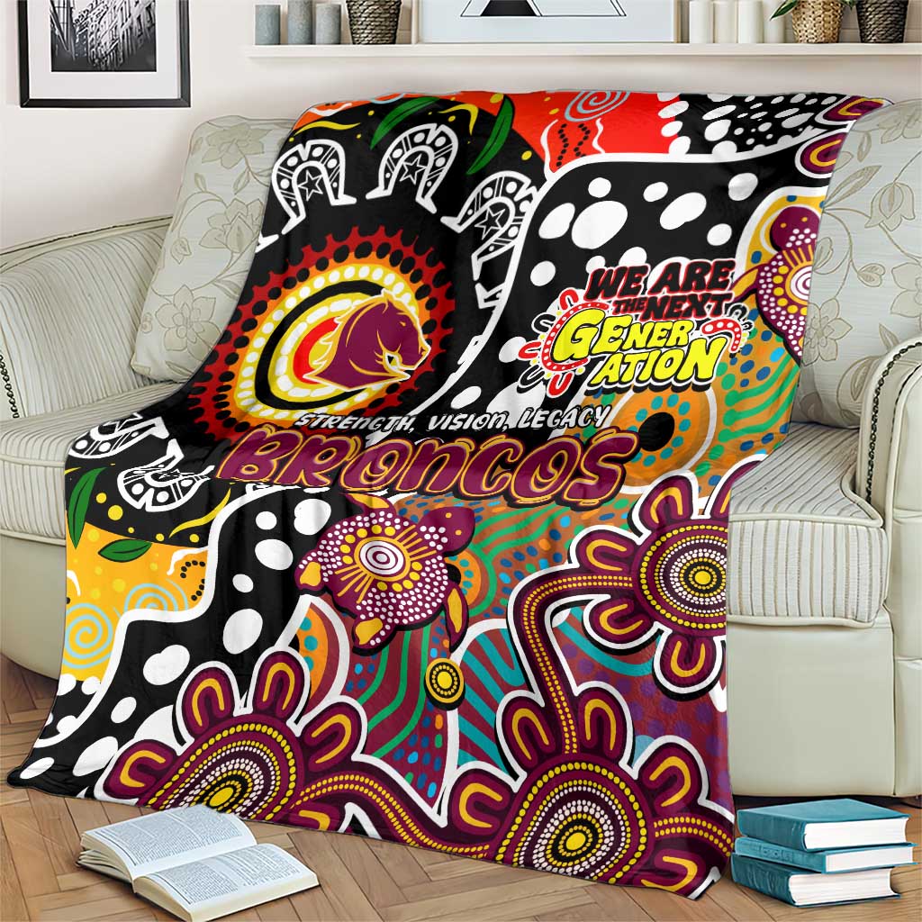 Broncos NRL Celebrating 50 Years of Naidoc Blanket NAIDOC Week 2025 Aboriginal