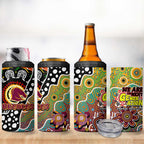 Broncos NRL Celebrating 50 Years of Naidoc 4 in 1 Can Cooler Tumbler NAIDOC Week 2025 Aboriginal
